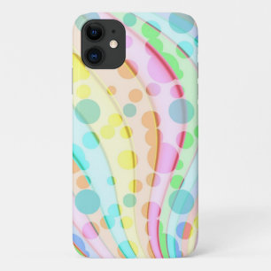 Pastel Rainbow Ribbons and Bubbles Case-Mate iPhone Case