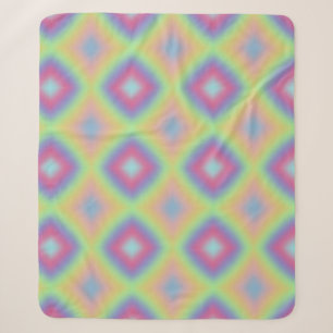Pastel Rainbow Sherpa Blanket