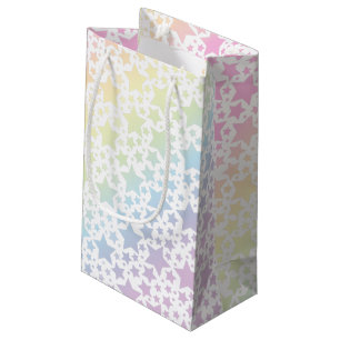 Pastel Rainbow Stars Baby Shower Simple Modern Small Gift Bag