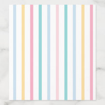 Pastel Rainbow Stripe Envelope Liner