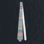 Pastel Rainbow Stripe Tie<br><div class="desc">This is a pretty pastel pattern,  with soft coloured rainbow stripes.</div>