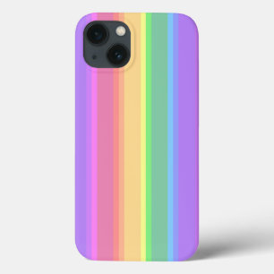 Pastel rainbow stripes Case-Mate iPhone case