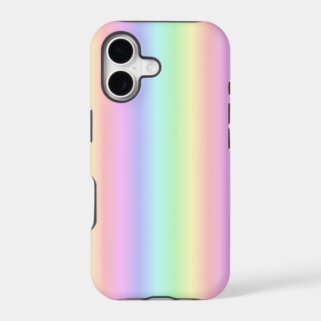 Pastel Rainbow Strips - pattern (Back)