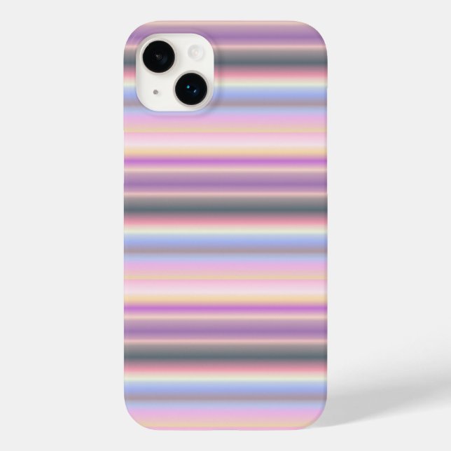 Pastel Rainbow Strips - Pattern Case-Mate iPhone Case (Back)