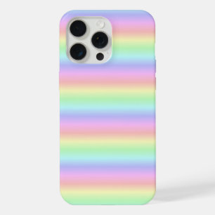 Pastel Rainbow Strips - pattern iPhone 15 Pro Max Case