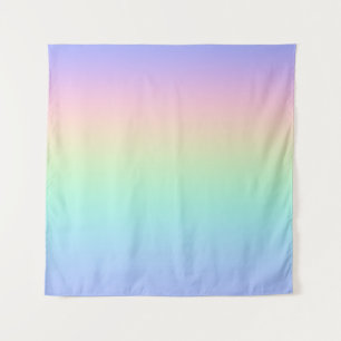 Pastel rainbow tapestry