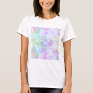 Pastel Rainbow Tie-Dye Watercolor Painting T-Shirt
