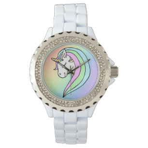 Pastel Rainbow Unicorn Watch