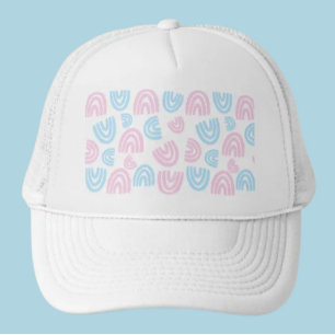 Pastel Rainbow Vibes Trucker Hat