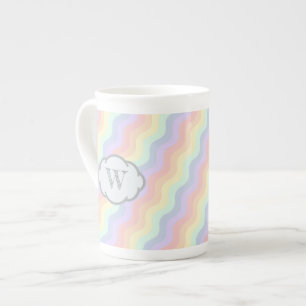 Pastel Rainbow Waves Speciality Mug
