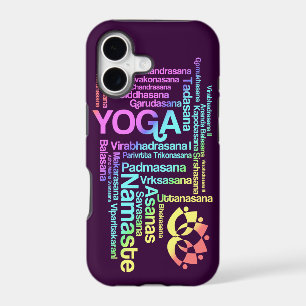 Pastel Rainbow Yoga Positions in Sanskrit