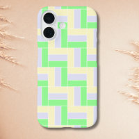 Pastel Rectangles Pattern White Dashed Lines