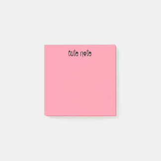 Pastel Red Post-it Notes