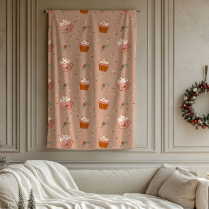 Pastel Retro Blanket Groovy Christmas Home Touch