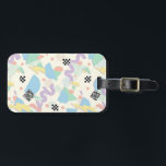 Pastel Retro Memphis Pattern Swirls Luggage Tag<br><div class="desc">Elevate your creative projects with this vibrant pastel, pattern featuring a dynamic mix of swirls, triangles and playful squiglys, and bold lightening, bolts. This high-energy composition draws inspiration from classic Memphis design and early 2000s aesthetics, utilizing a soft candy-colored palette. Perfect for digital scrapbooking, textile design, or social media backgrounds,...</div>