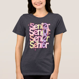 Pastel Retro Senior Year Graduation Gift Shirt