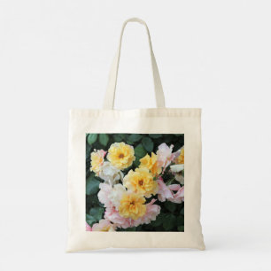 Pastel Rose Garden Tote Bag