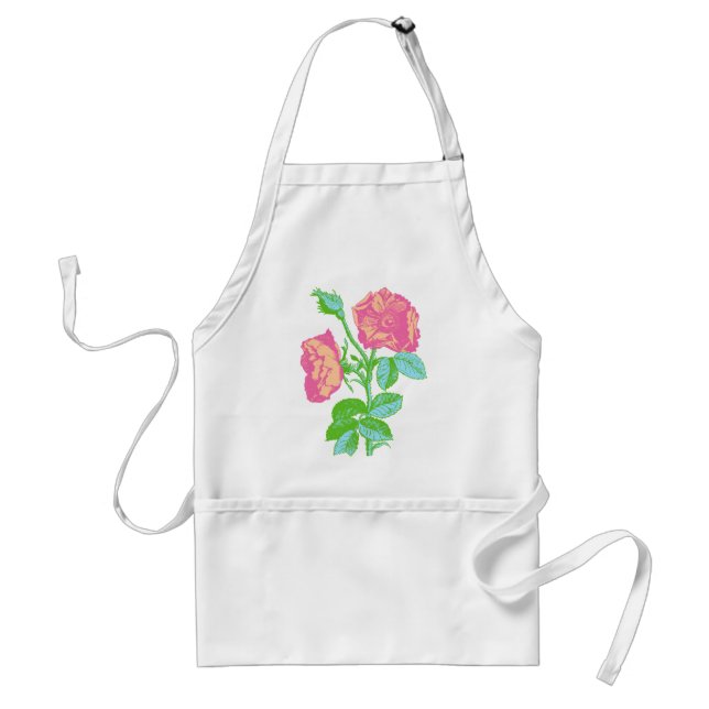 Pastel Rose Standard Apron (Front)