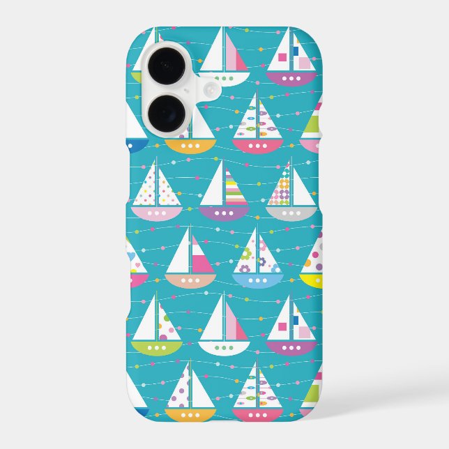Pastel Sailboat Pattern (Back)