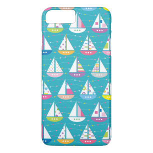 Pastel Sailboat Pattern Case-Mate iPhone Case