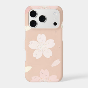 Pastel Sakura Blossom Seamless Pattern Phone Case