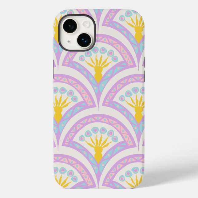 Pastel Scallop Pattern Case-Mate iPhone Case (Back)