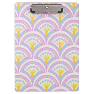 Pastel Scallop Pattern Clipboard