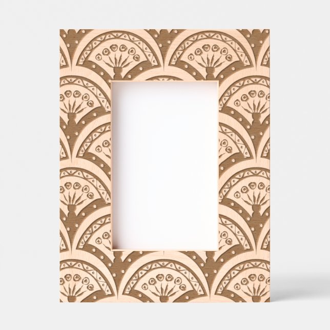 Pastel Scallop Pattern Etched Frames (Front)