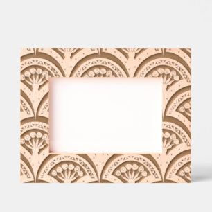 Pastel Scallop Pattern Etched Frames