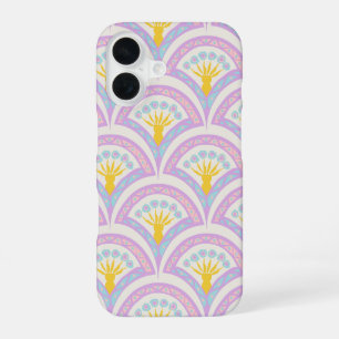 Pastel Scallop Pattern iPhone 16 Case