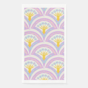 Pastel Scallop Pattern Napkin