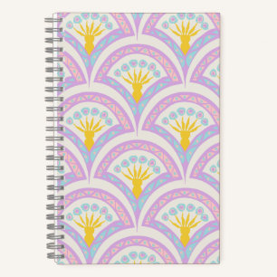 Pastel Scallop Pattern Notebook