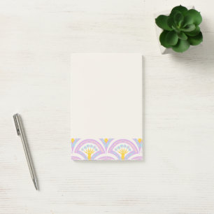 Pastel Scallop Pattern Post-it Notes