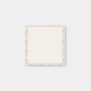 Pastel Scallop Pattern Post-it Notes