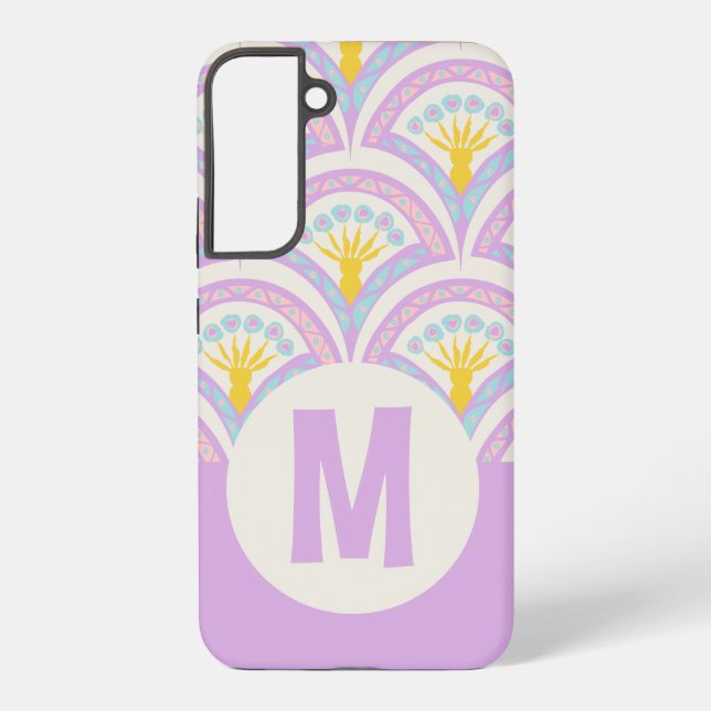 Pastel Scallop Pattern Samsung Galaxy S22+ Case (Back)