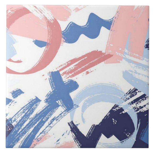 Pastel Scribble Tile (Front)