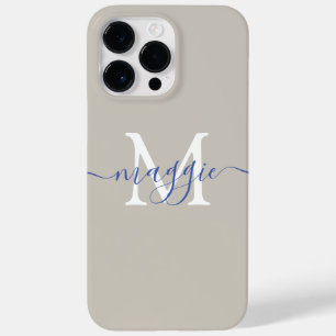Pastel Script Monogram Case-Mate iPhone 14 Pro Max Case