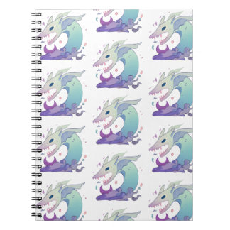 Pastel Sea Creature Illustration Notebook