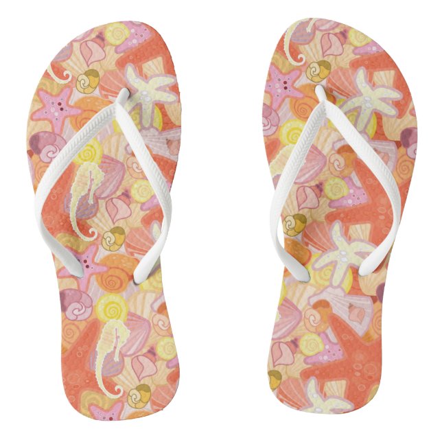 Pastel Sea Creatures Jandals (Footbed)