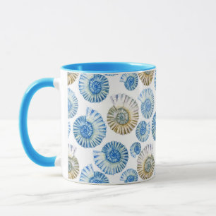 Pastel Seashell Pattern 2 Mug