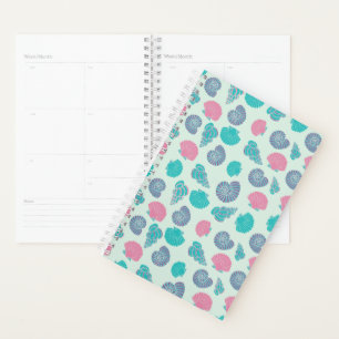 Pastel Seashell Pattern Planner