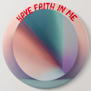 "Pastel Serenity: Colossal Assurance Button" 6 Cm Round Badge