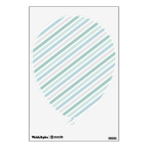 PASTEL SHADES OF GREEN & GRAY STRIPES