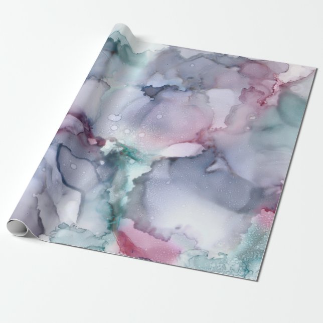 Pastel Shades Wrapping Paper (Unrolled)