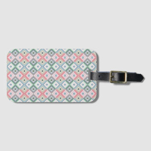Pastel Shapes Luggage Tag