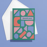 Pastel Shapes Thank You for That Thing You Did