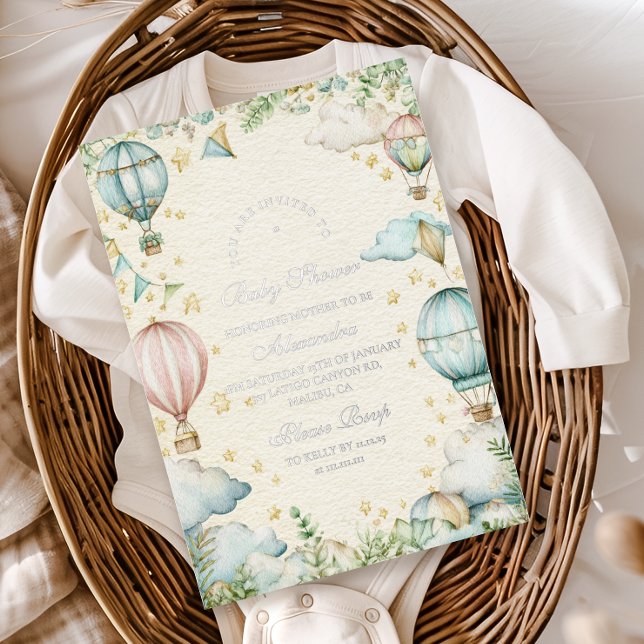 Pastel Sky Adventure Baby Shower (Creator Uploaded)