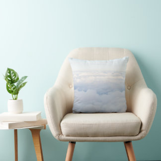 Pastel Sky and Fluffy Clouds Dream 1 Cushion
