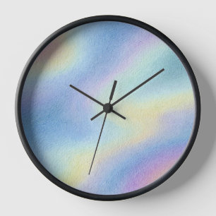 Pastel Sky Drift Clock