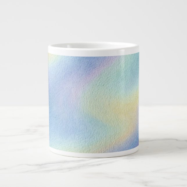 Pastel Sky Drift Large Coffee Mug (Front)